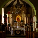 Wnętrze Sanktuarium Matki Bożej Pięknej Miłości w Polańczyku