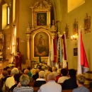 Msza św w Sanktuarium Matki Bożej Bieszczadzkiej w Jasieniu z udziałem 100 pielgrzymów z parafii Czemin