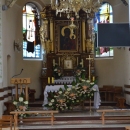 Wnętrze kościoła w Myczkowcach
